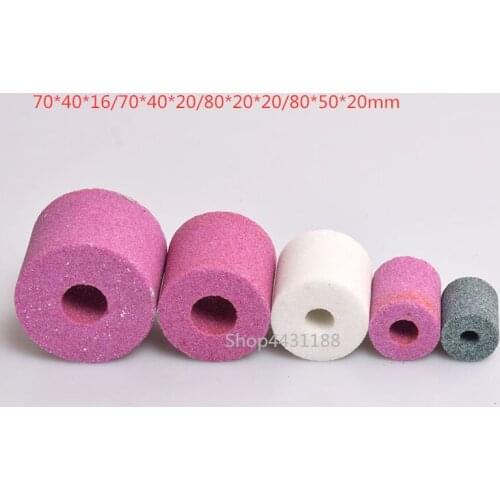 OD70/80mm Through-holes Corundum Small Grinding Machine Polishing Wheel Abrasive Tools Lathe Polishing 3pcs/lot Free Shipping