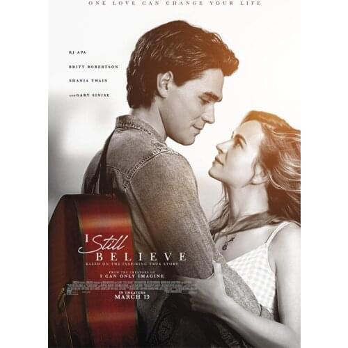 L0106 I Still Believe Movie Silk Fabric Poster Art Decor Indoor Painting Gift