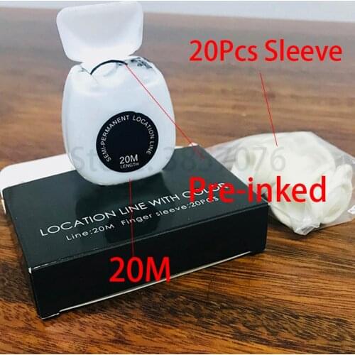 20m Microblading Mapping string for eyebow marker pre-ink Thread Permanent make up Positioning Eyebrow Measuring Tool supplies