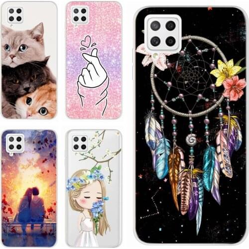 Cute Cartoon For Samsung Galaxy A22 4G Case Silicone Soft TPU Fundas Back Cover For Samsung A22 A 22 5G Phone Cases Coque Bumper