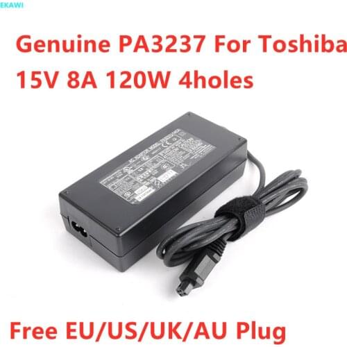 Genuine 15V 8A 120W PA3507E PA3237U-1ACA AC Adapter For Toshiba Satellite P100 P105 A45 A25 A20 G35 Laptop Power Supply Charger