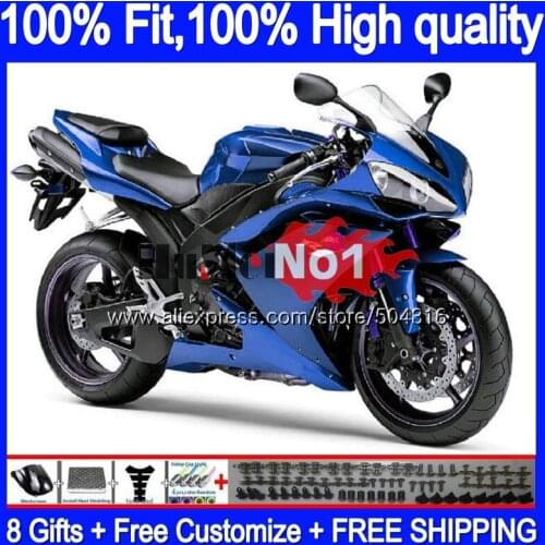 OEM Injection For YAMAHA YZF R 1 YZF 1000 YZF R1 07 56MC.140 YZF1000 YZF-1000 YZF-R1 2007 2008 YZFR1 07 08 Fairings Glossy blue