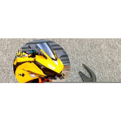Fit For Yamaha YZF R3 R25 2014 2015 2016 2017 2018 Motorcycle Aerodynamic Winglets Windshield Fairing Wing