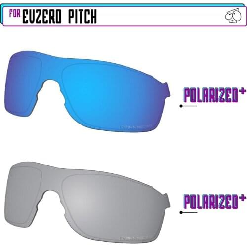 EZReplace Polarized Replacement Lenses for - Oakley EVZero Pitch Sunglasses - Sir P Plus-BluePPlus