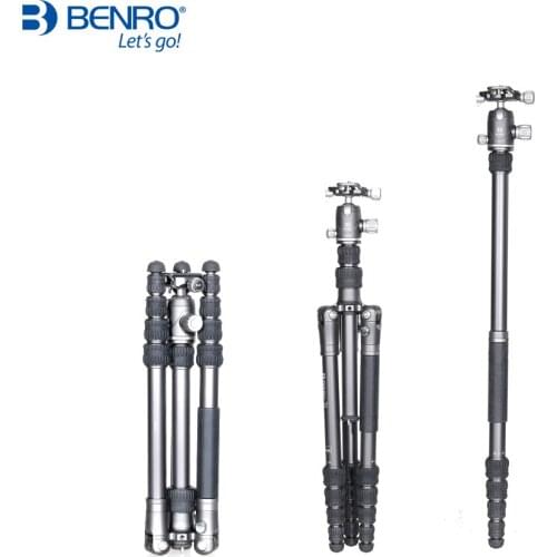 Benro BA259A BA259AK Tripod Aluminum Alloy Monopod Tripods Camera Stands 5 Section DHL Free Shipping