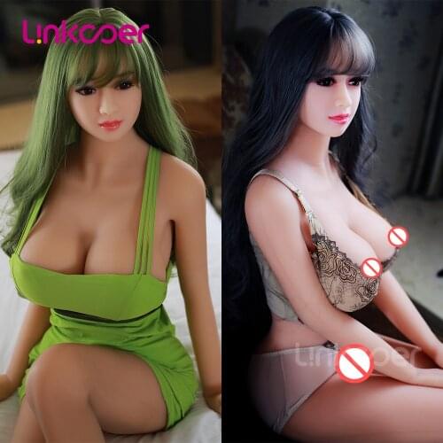 Linkooer 165cm Silicone Lifelike Sex Doll Big Boobs Sexy Ass Real TPE Japanese Pretty Vagina Adult Sexual Love Doll Pussy