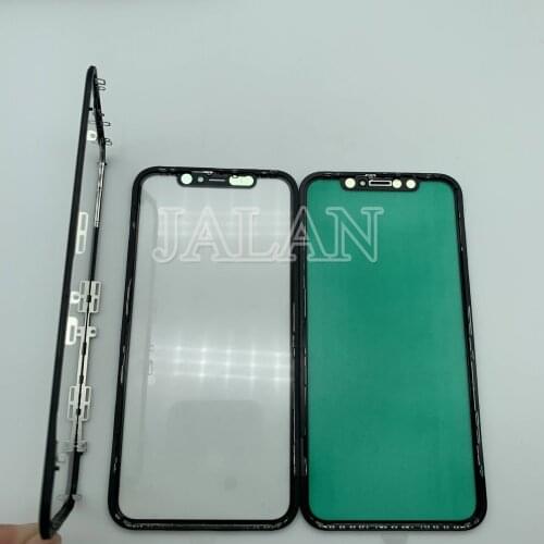 Best quality cold press 3 in 1 Glass With Frame OCA For Phone 11 ori quality front screen glass replacement refurbish repair