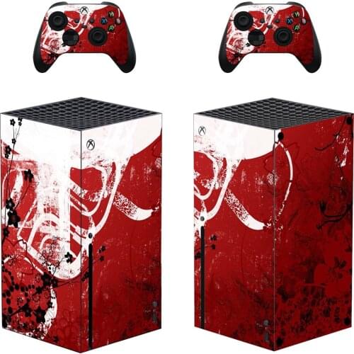Gules Style Xbox Series X Skin Sticker for Console & 2 Controllers Decal Vinyl Protective Skins Style 2