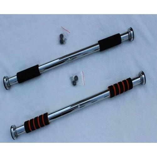 Door Horizontal Bar Pull Up Single Bar Wall Door Frame Trainer Indoor Fitness Machine 60-100cm Two Colors