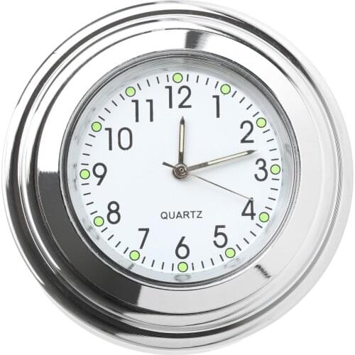 Universal Motorcycle Handlebar Watch Waterproof Hand Grip Bar Mount Dial Top Mount Clock For Scooter Bicycle Motor Bike ATV