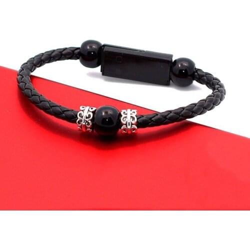 Rope Chain Bracelet USB Type C Data Charger Cable Cord for iPhone 8 X 11 12 SE Samsung S7 S10 Android Creative