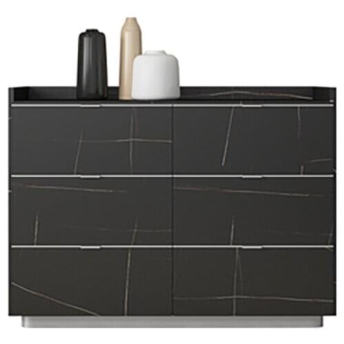 Italian style rock board dining side cabinet wine cabinet one living room against the wall home dining kitchen storage cabinet