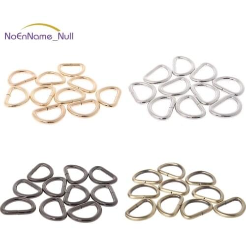10pcs 25mm Inner Width Metal Half Round Shaped Non Welded D Ring DIY Accessories JUL29