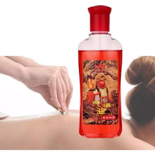 180ML Gua Sha Essential Oil Chinese Traditional Health Care Product Body Massager Blood Circulation Relief Muscle Strain Pain