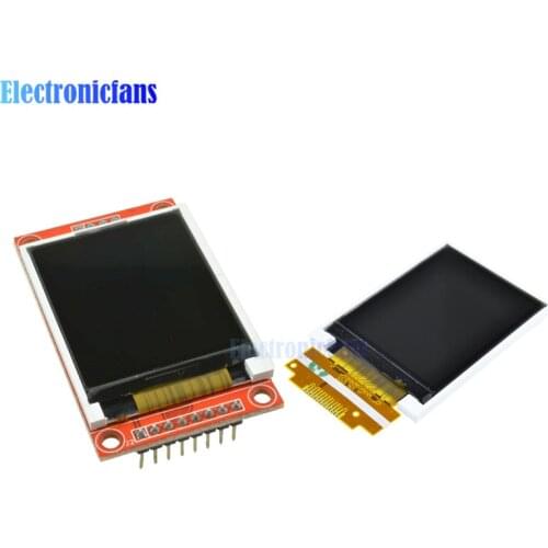 1.8 inch TFT LCD Module LCD Screen SPI serial 51 drivers 4 IO driver TFT Resolution 128*160 1.8 inch TFT interface 8PIN Micro SD