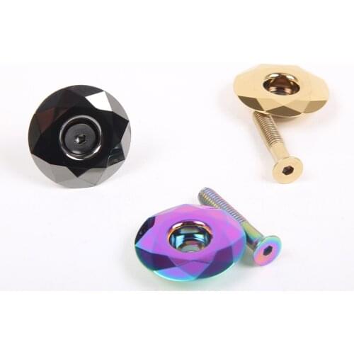 3 color bicycle helmet, MTB fork top cap, bicycle stem top cap, headset cover 28,6mm 1 1/8 "Steerer bike parts