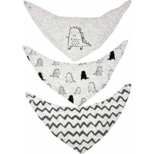 High quality 3pc/lot cotton baby bibs burp cloths fashion girls boys dribble bibs towel saliva bandanas babadores para bebe