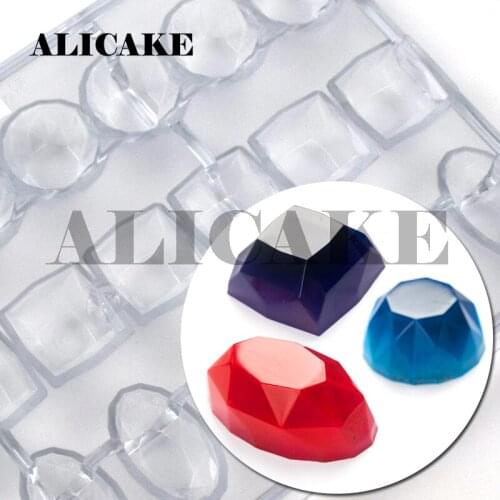 3D Polycarbonate Chocolate Molds Tray Forms For Baking Chocolate Bar Cake Thick Mould Pastry Tools for Bakery Mold