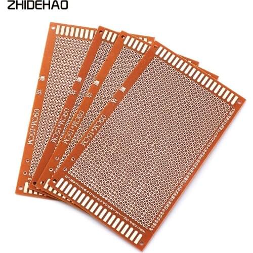 5pcs 9x15 9*15cm Single Side Prototype PCB Universal Board Experimental Bakelite Copper Plate Circuirt Board
