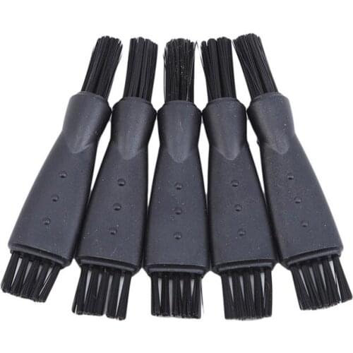 5PCS/Pack Razor Cleaning Brush Electric Shaver Head Plastic Brush Men High Quality Durable Electric Shaving Accessories Black