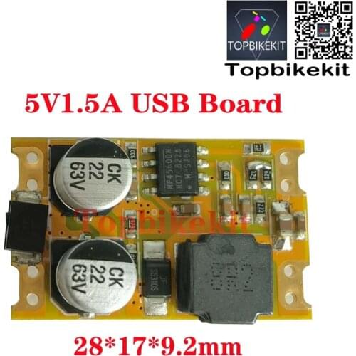 5V USB BMS Input 10V-54V for Battery Case / 5V 1.5A PCM Board Protection Board