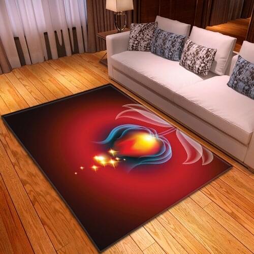 Abstract art floor carpets restaurant modern living room 3D printing non-slip floor mats home bedroom child crawling fashion rug