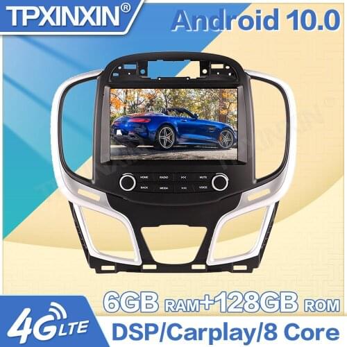 Android 10 6+128G For Buick Regal 2014-2016 Car DVD GPS Coche Navigation Auto Radio Stereo Multimedia Player HeadUnit