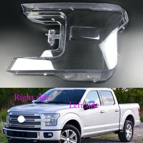 For Ford F-150 2015 2016 2017 Headlight Shell Lamp Shade Transparent Cover Headlight Glass Headlamp Cover