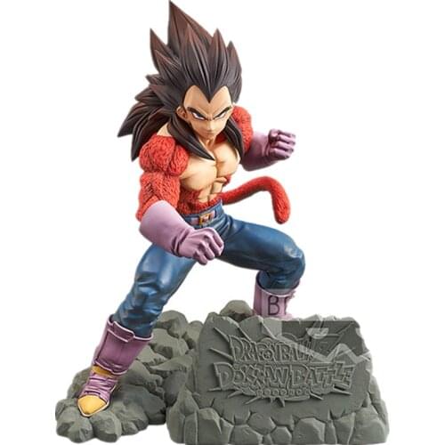 15CM Anime Dragon Ball Anime Group Standing GT Super Saiyan Super 4 Vegeta Special Edition Toy Model Decoration Action Figure