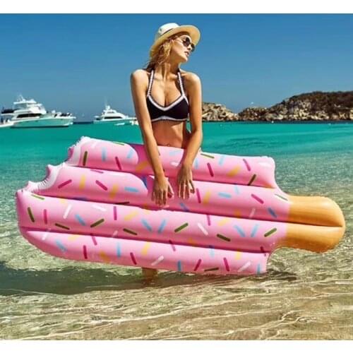 Hot Ice Cream Giant Pool Float Inflatable Air Mattresses Swim Rings 70 Inchs Giant Water Toys Adult Party Toy Boia Piscina