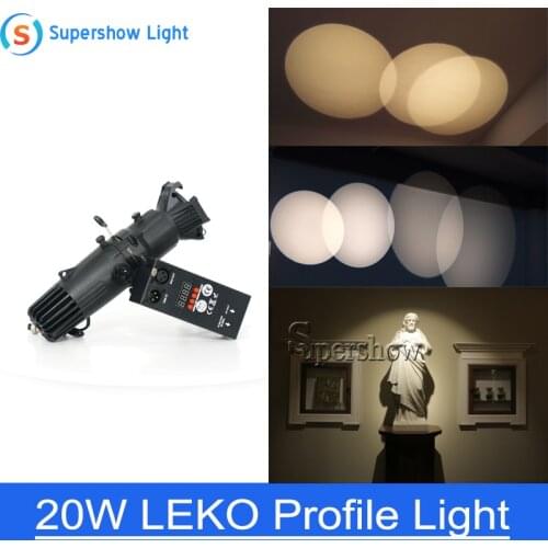 Source Four Mini Led 20W Profile Light White Color Spot Support Gobo Holder for Museum Gallery