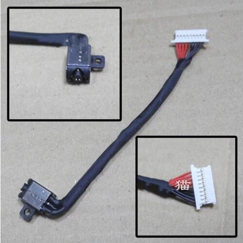 Laptop DC Jack Cable dc power cable charging Connector Port Socket Wire For Dell Inspiron 7580 7591 7590 P83F