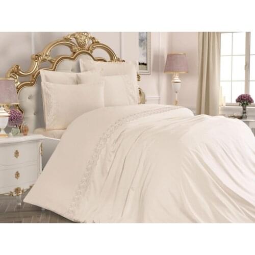 Luxury French Laced/Guipure Double Duvet Cover Set / 6Pieces Bedding Set- Quilt Cover Pillowcases Bed Sheet /Bedspread-Home Tex