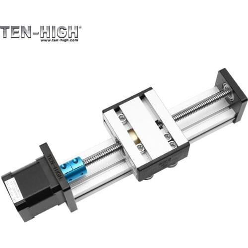 Linear table St ball screw T8 pitch 1,2, 4,8mm stroke 50-800mm Motor 42 linear slide linear modules for CNC router