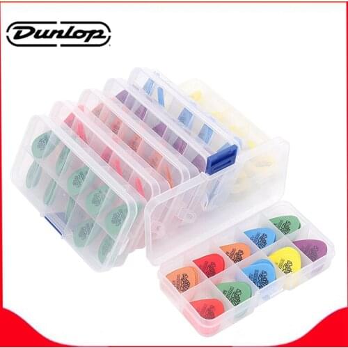 Free Shipping 50pcs Dunlop Guitar Picks Electric Guitar Parts Plectrum Accessories 6 Kinds Thickness Pick With Box