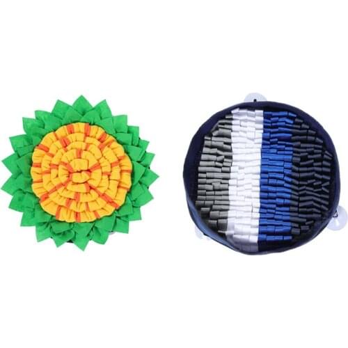 Pet Slow Feeder Dog Toys Snuffle Mat Sniffing Pad Non-Slip Pet Sniffing Training Mat Pet Sniffing Pad