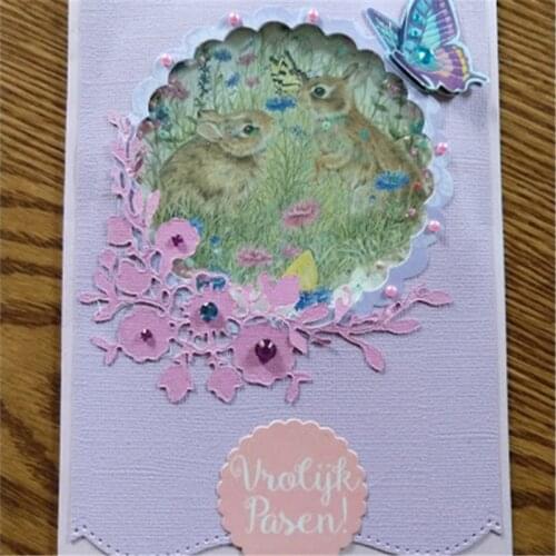 Metal Cutting Dies Flower Carbon Steel Embossing Stencils Scrapbooking Photo Album DIY Decorative Craft Die Cutting