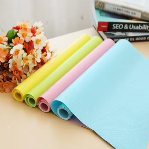 Reusable Shelf Liner Contact Paper Cabinet Mat Drawer Mat Moisture-Proof Waterproof Dust Proof Non-Slip Tableware Pad