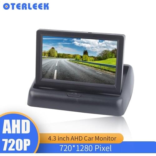 4.3 INCH Foldable 1280*720 High Definition Display Rear View Monitor With Good Quality
