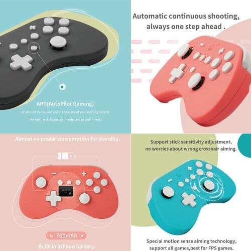 2021 NEW GuliKit NS19 Elves Pro Controller Wireless Gamepad Compatible For Bluetooth Controller Control for Nintend Switch