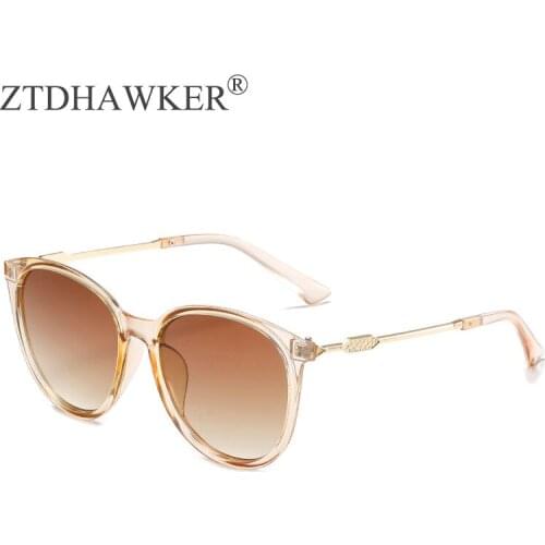 2021 New Fashion Retro Round Sunglasses Womens Personality Super Large Mirror Sexy Temperament Glasses UV400