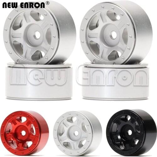 NEW ENRON 4P 1.0" Metal Beadlock CNC Micro Crawler Wheel Rim Hub for 1/24 RC Crawler Axial SCX24 90081 AXI00001 mini crawler