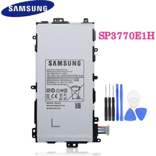 Samsung Original Tablet Battery SP3770E1H For Samsung N5100 N5120 Galaxy Note 8.0 N5110 Authentic Replacement Batteries 4600mAh
