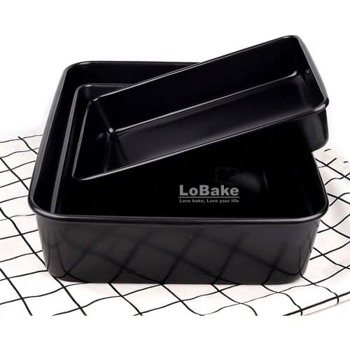 11 13 15 inches Nonstick Deep Rectangle Heavy Thick Carbon Steel Baking Pan Holder Cookie Biscuit Tray Tin Bakeware Oven Gadgets