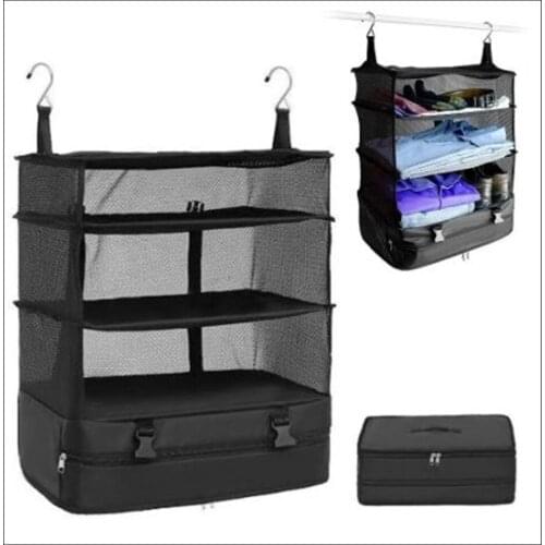 Outdoor Camping Portable Foldable Storage Hanging Bag Camping Mesh Storage Package Mesh Bag Camping Accessories Multi Tool -40