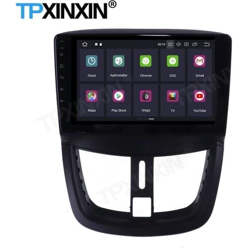 Radio Stereo Receiver Android9 For Peugeot 207 2006 2007 2008 2009 2010 2011 2012 2013 2014 2015 GPS Player Auto Audio Head Unit