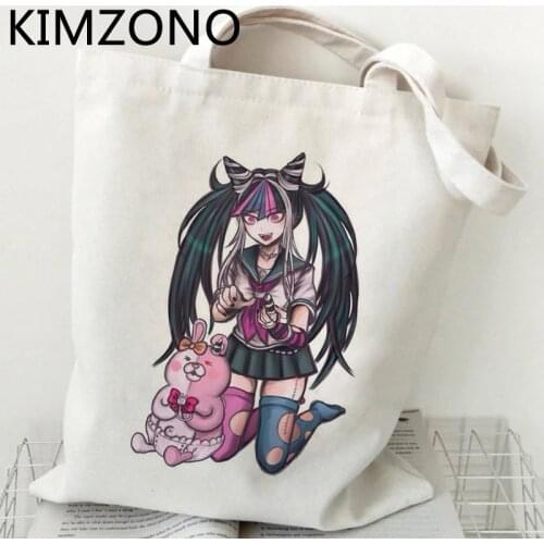 Harajuku Anime shopping bag shopping recycle bag bolso grocery tote reusable bag bolsa compra sacola string jute cabas