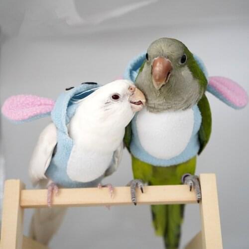 Bird Warm Clothes Hand-made Parrot Clothes Soft Fabric Parrot Costume Bird Cute Flying Suit M6169