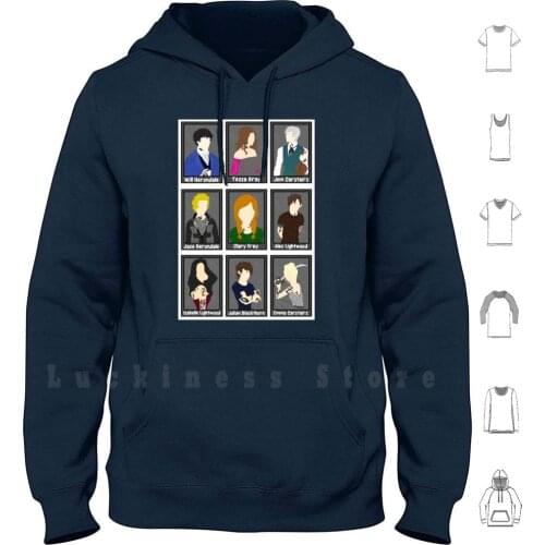 Shadowhunter Characters Hoodies Long Sleeve The Infernal Devices The Clockwork Prince The Clockwork