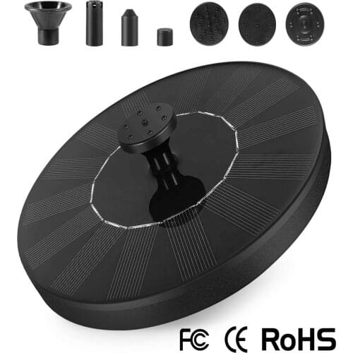 Outdoor Solar Fountain Watering Kit Power Solar Pump Pool Pond Garden Submersible Waterfall Floating Solar Panel Water Fountain